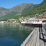 By the fjord in Aurland | Photo taken by Roberta R