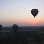 Balloon ride over Bagan | Photo taken by Martha P