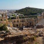 Afternoon Acropolis Tour; Herodes Atticus Amphitheater; Phipopappos Hill and Athens | Photo taken by Tom B