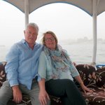 On the Nile on the way to lunch | Photo taken by John B