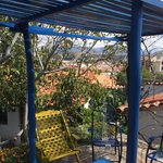 Patio at the hostel in Sucre | Photo taken by Darina B
