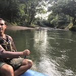 Expert river guide George of Canoa Aventura | Photo taken by B P