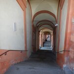 long walkway up to church | Photo taken by Dean C