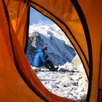Morning tea at Mera-La (Camp 1) | Photo taken by Kelly P