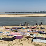 Washing day by the Irrawaddy | Photo taken by Gregory R