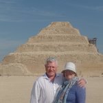 The step Pyramid at Saqqara site as is the above | Photo taken by John B