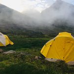 First camp | Photo taken by Matt M