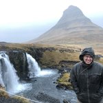 Snæfellsjökull and Kirkufellsfoss | Photo taken by John P