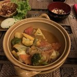 Dinner at Bagan King Hotel Mandalay | Photo taken by Bonnie S