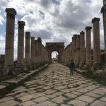 Main Street, Jerash | Photo taken by Nicole C