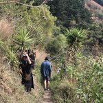 On the trail after the kayak paddle | Photo taken by BRAD K