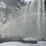 Rainbow at Skogafoss Waterfall  | Photo taken by Shannon C