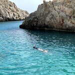 Snorkeling in Seitan limania  | Photo taken by Jason C