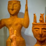 Ancient Minoan statues and artifacts | Photo taken by David B