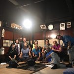 Relaxing in rustic Tsutamuraya | Photo taken by Louise I