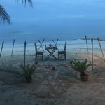 Beautiful beach in back of my hotel.   | Photo taken by Segal A