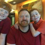 Daddy and his boys | Photo taken by Brook D