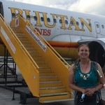 Arriving in Bhutan  | Photo taken by Lynne N