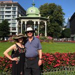 In front of the Music Pavilion | Photo taken by Gilbert R