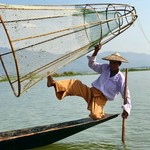 Fisherman, Inle Lake | Photo taken by Tim K
