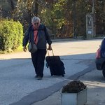 Carl unloading the car at Mystras | Photo taken by Vickie B