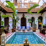 Our First Riad in Marrakech | Photo taken by Jordan A