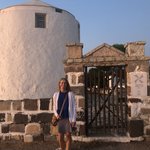 We arrived early evening via flight to our windmill home on Milos island. The windmill was unique, with a winding staircase with a handrail made of ropes!  Made for a crazy mid-night bathroom stop to the first floor but we survived. | Photo taken by Kris M