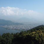 View of Pokhara from Peace Pagoda - first stop. | Photo taken by Susan H