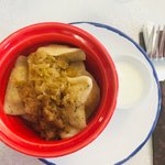 1st bowl of pyrogies | Photo taken by Barbara D