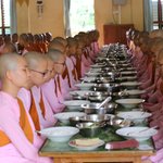 Sharing lunch with the nuns | Photo taken by Pip S