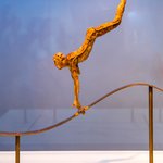 Bull-leaping is a form of non-violent bull fighting based on an ancient ritual involving an acrobat leaping over the back of a bull | Photo taken by David B