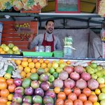 We loved the fresh fruit juices in Marrakech | Photo taken by jaclyn m