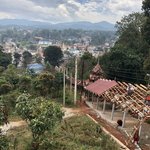 Stairway to pagoda overlooking Kalaw | Photo taken by Gregory R