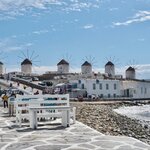 Mykonos Windmills | Photo taken by Tom B