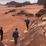 It was a hard climb up, but fun running down | Photo taken by Nicole C