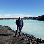 Outside of the Lagoon surrounded by lava fields | Photo taken by Dave L