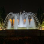 Water fountain outside the Zappeion building in the National Garden | Photo taken by Dave H