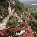 Staircase from Pindaya to Budda caves | Photo taken by Gregory R