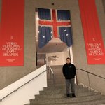 We learned a lot about Iceland’s history!! Steff took a lot of notes.  | Photo taken by John P