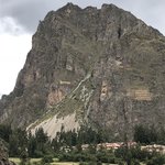 Ollantaytambo - the face on the rock | Photo taken by Susan D