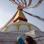 Marina at Boudha | Photo taken by Dorine H