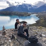 View of Lago Pehoe | Photo taken by Jane L