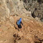 Walk down to Seitan Limani | Photo taken by Jason C