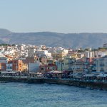 Chania waterfront shops | Photo taken by David B