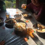 Easily welcomed traditional meal given to us happily.  | Photo taken by Rachael W