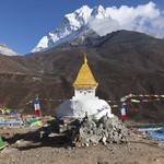 stupa-at-Dingboche | Photo taken by Lidia D