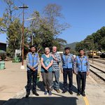Friendly local train staff | Photo taken by Bonnie S