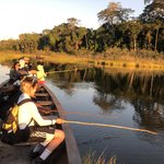 Piranha fishing at Condenado Lake | Photo taken by Elisa M
