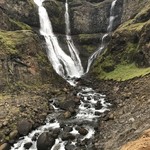 Just your run of the mill waterfall off the side of the road. There are hundreds of these! | Photo taken by Whitney S