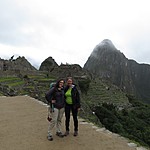 Kristin and Caro at Machu Picchu | Photo taken by Kristin M